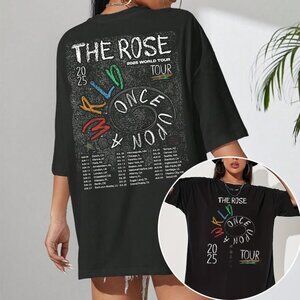 The Rose Once Upon AWRLD World Tour 2025 shirt, The Rose WRLD Road Map Shirt